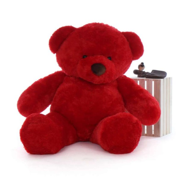 5 Feet Fat and Huge Red Teddy Bear